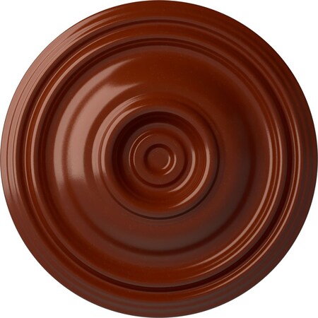 Ekena Millwork Traditional Ceiling Medallion (Fits Canopies up to 4"), Hand-Painted Firebrick, 14 3/4"OD x 1 3/4"P CM14TRFIF